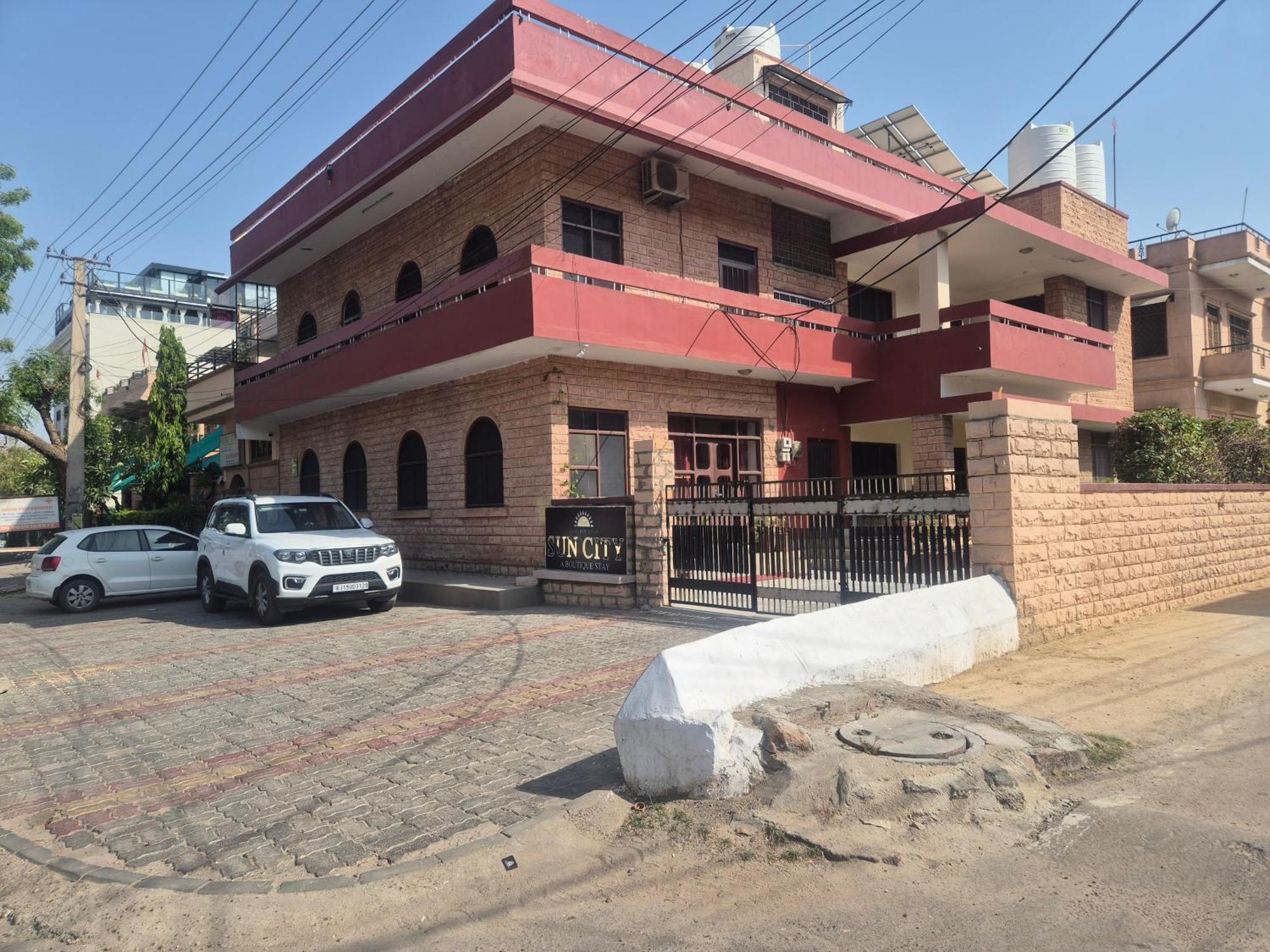 Hotel Gajender Niwas Sun City A Boutique Stay ジョードプル エクステリア 写真